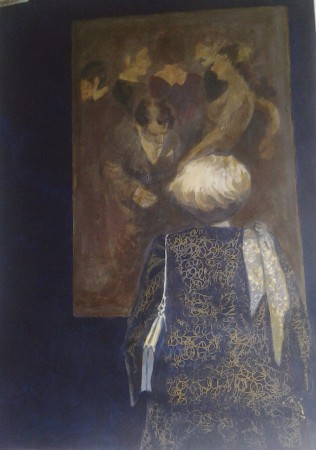 acryl op papier, 50 x 70 cm
